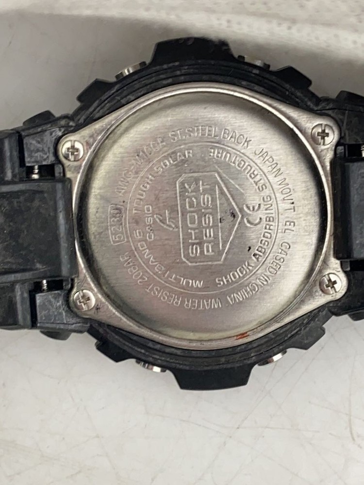 CASIO Solar Watch G SHOCK Analog Digital BLK