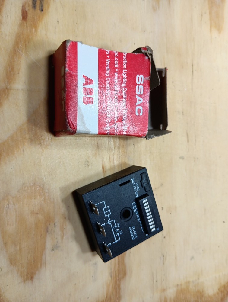 ABB kspua2m (G1908XLF) SOLID STATE TIMER SSAC Time Delay 15 Sec 120VAC