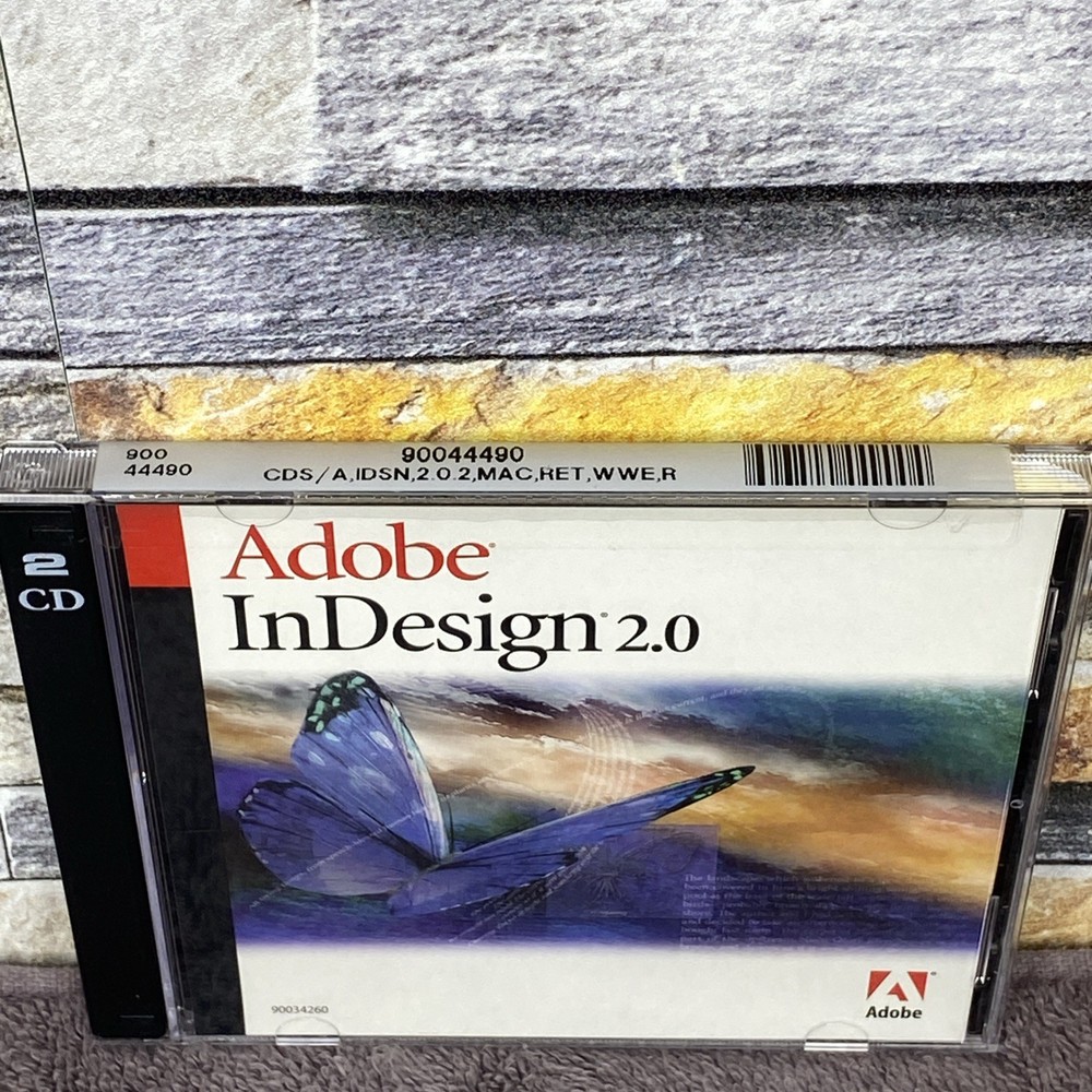 Adobe InDesign 2.0 with Serial Key 2 Discs Macintosh