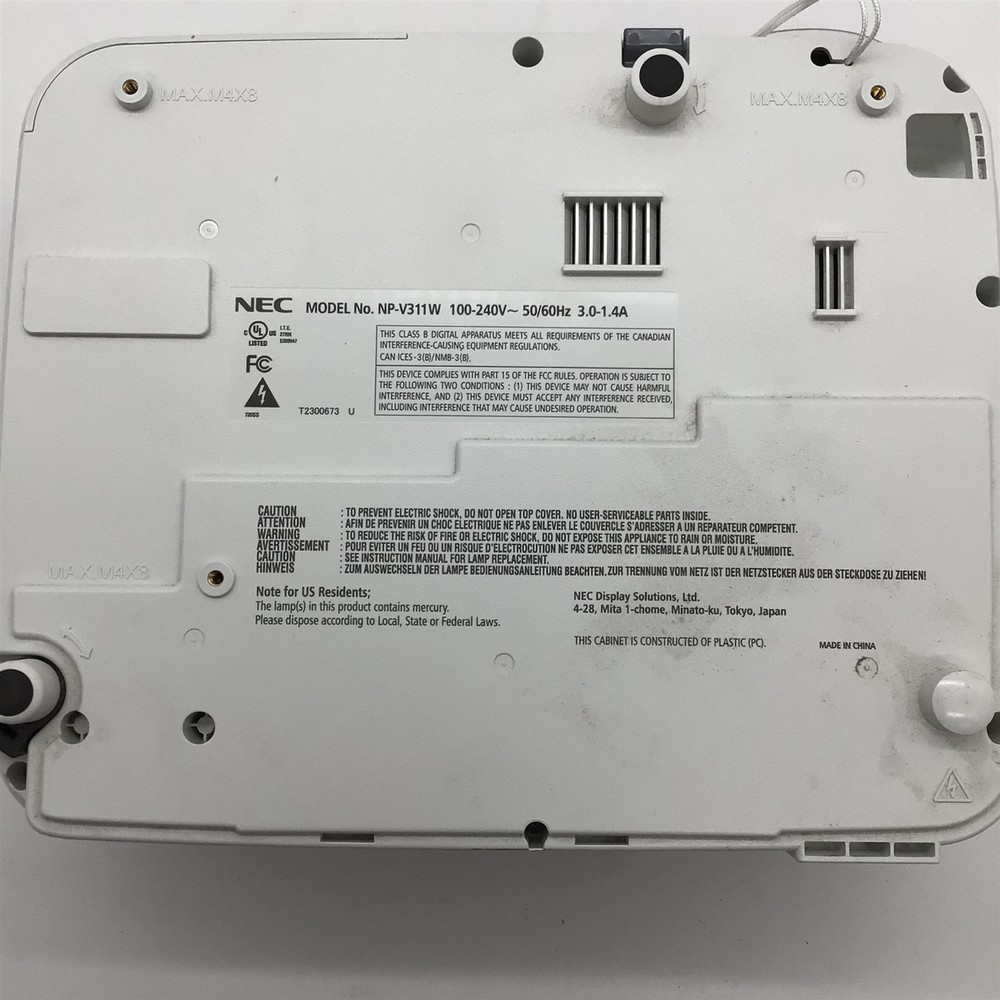 NEC NP-V311W DLP Projector