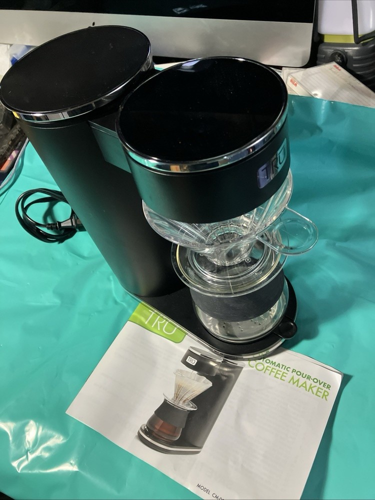 TRU Automatic Pour Over Coffee Maker  Digital Controls Touch Screen