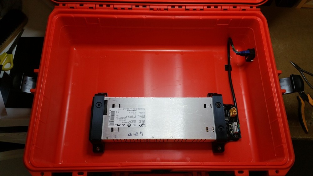 Eltek Flatpack 2HE 3D Printed Mounting Brackets