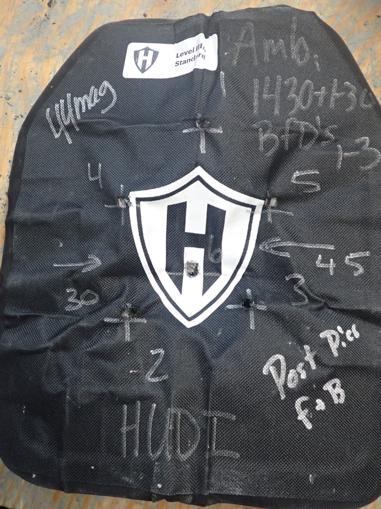 Level IIIA 3A, bulletproof, hard backpack panel 10x12" - lab tested & video