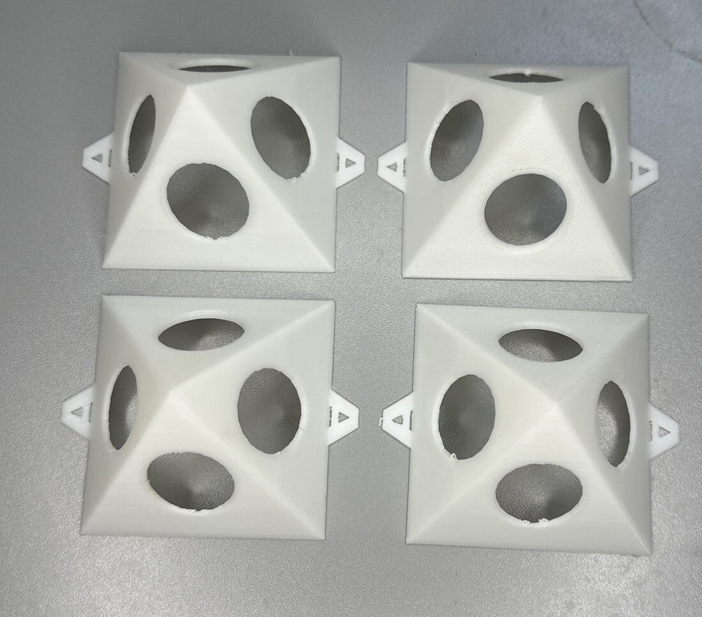 3D Printed Paint Triangles - Essential Paint Tools for Artists - Pyramid Stands