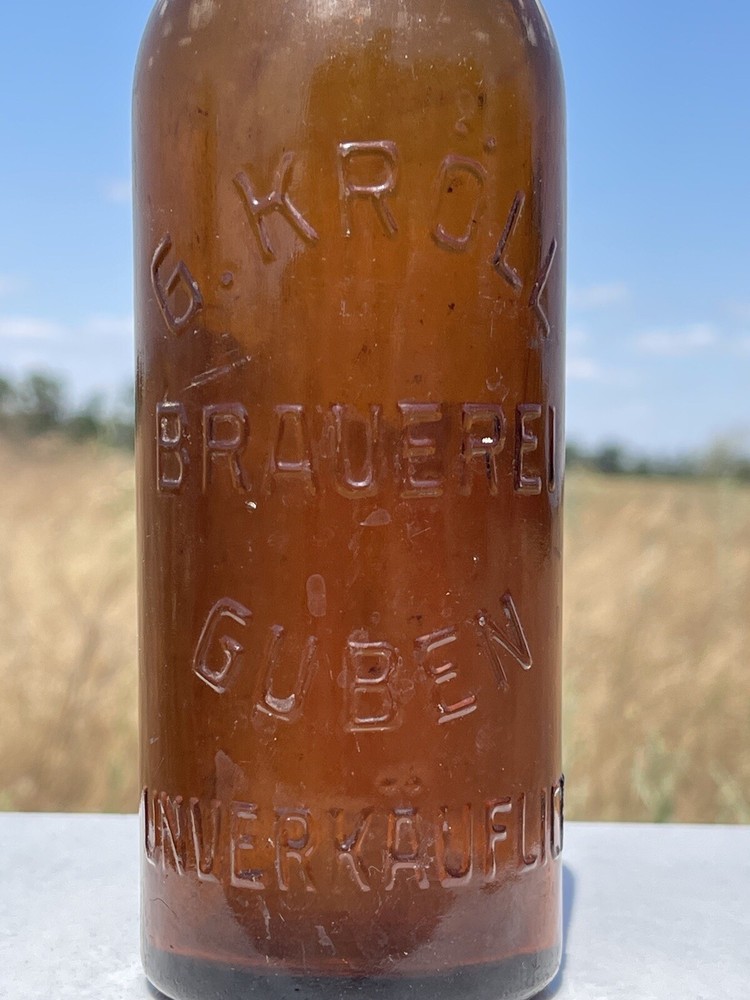 Vintage beer bottle G.KROLL 1935 's