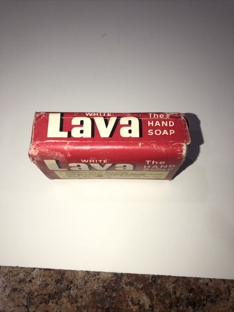 LAVA White Hand Soap Bar Regular Size Vintage Packaging -Unopened