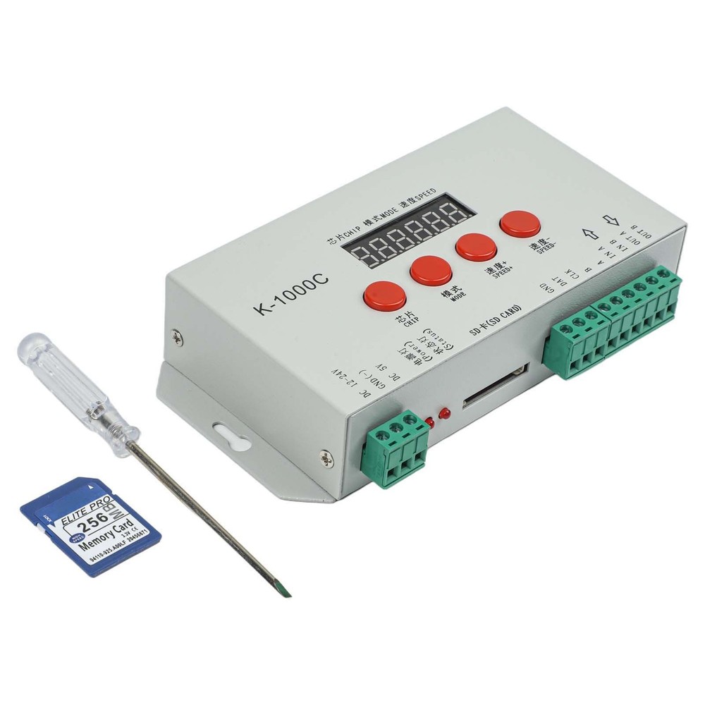 K1000C LED Strip Controller Programmable for Dynamic Lighting Effects and