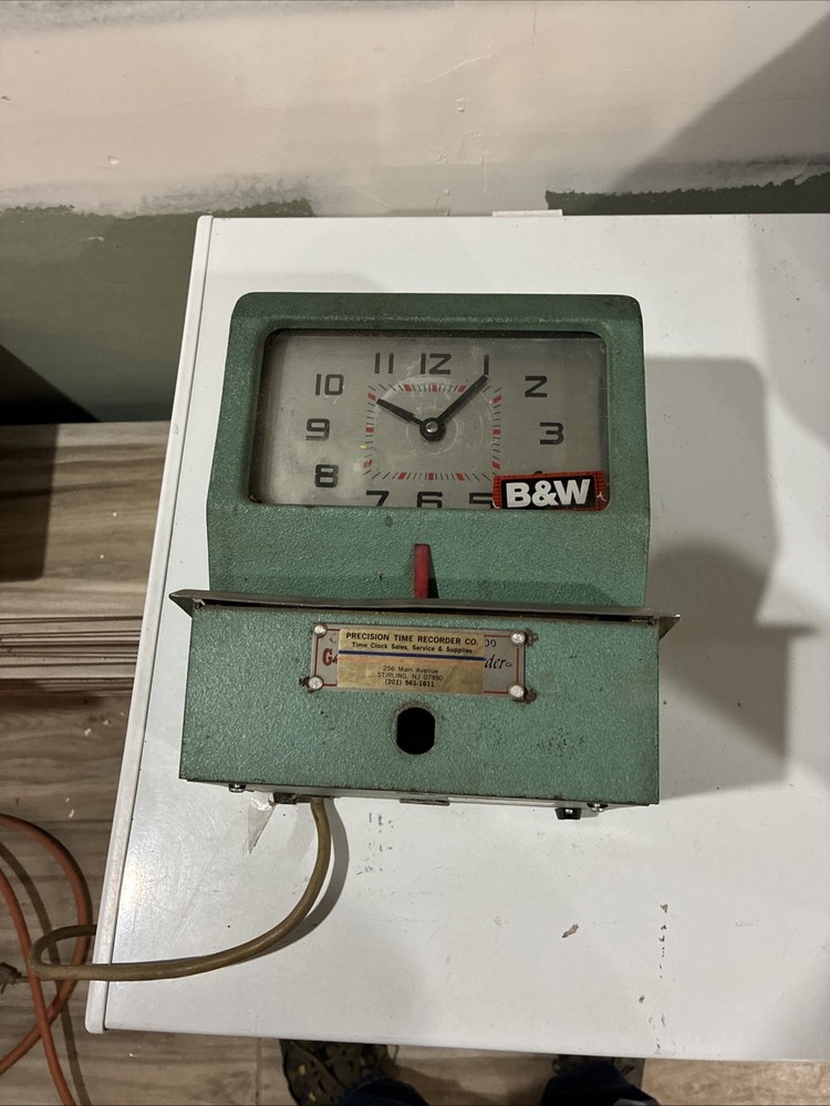 time clock parts only . Even Though It May Work  Untested