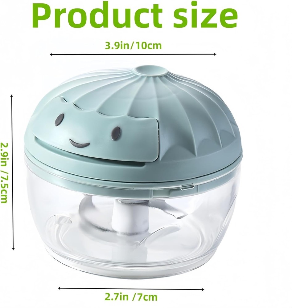 Manual Food Processor Mini Hand Pull String Garlic Vegetable Chopper