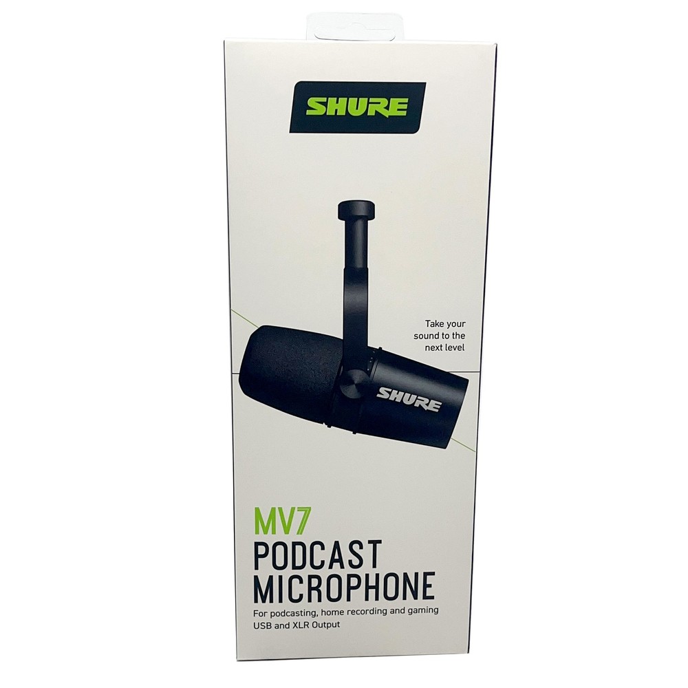 MV7 Dynamic Vocal Microphone Cardioid Form Factor USB/XLR Compatible US