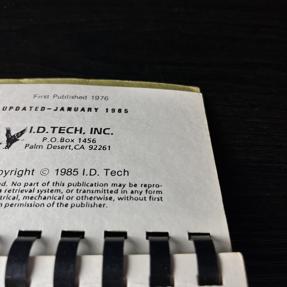 Soviet Armored & Tactial Vehicles Visual Reference Handbook 1985 I.D.Tech Inc