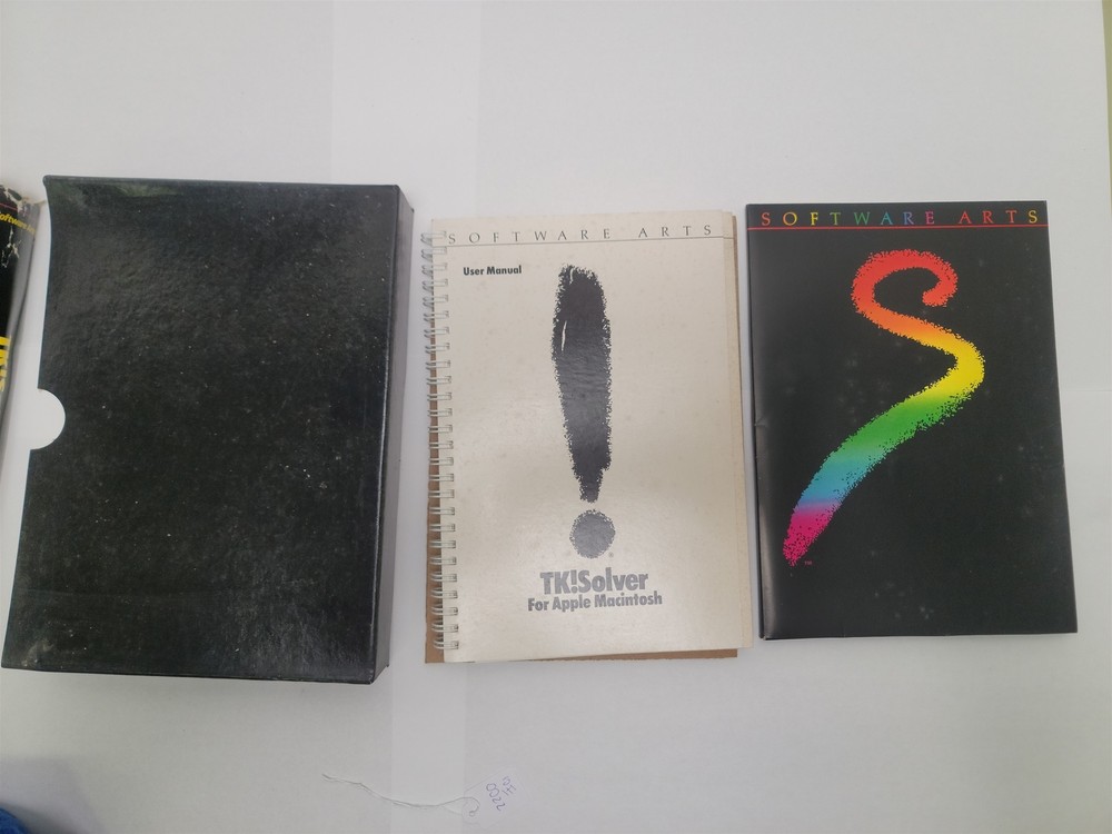 TK! Solver for Apple Macintosh - Box + Manual + Program Disk , 1984