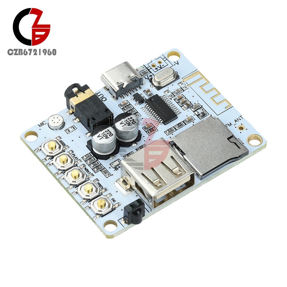 Audio Receiver Board Module Player Bluetooth 5.4 Lossless Decoder Module Type-C