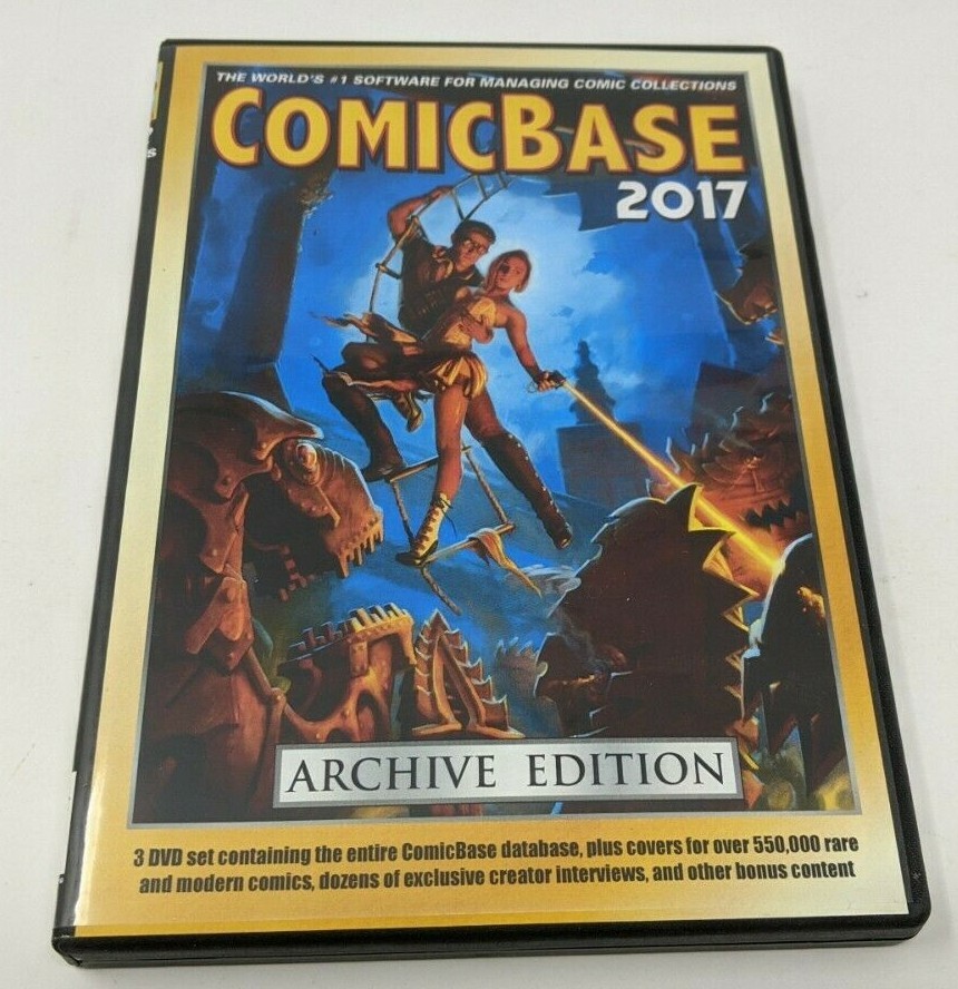 ComicBase 2017 3-DVD Set [Archive Edition] Usually ships within 12 hours!!!