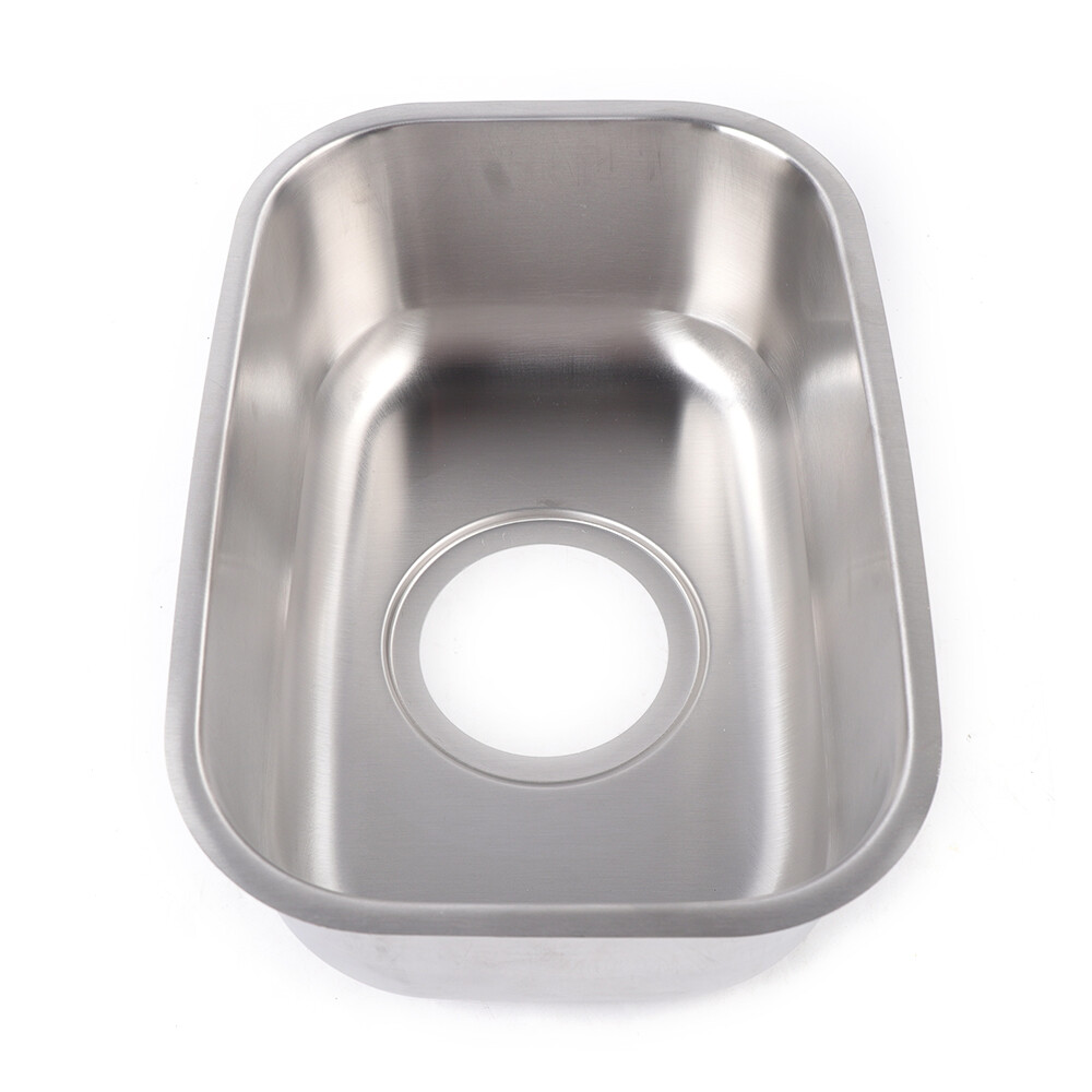 RV Camper Caravan Kitchen Basin Sink Stainless Steel Rectangular Basin Silver
