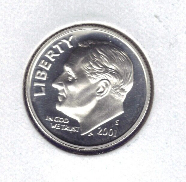 2001-S PROOF ROOSEVELT DIME