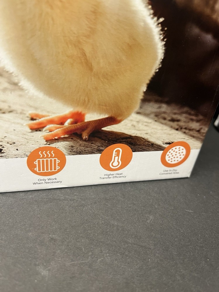 Chick Brooder (12"X8") Brooder Heater for Chicks Ducks and Birds Incubation Heat
