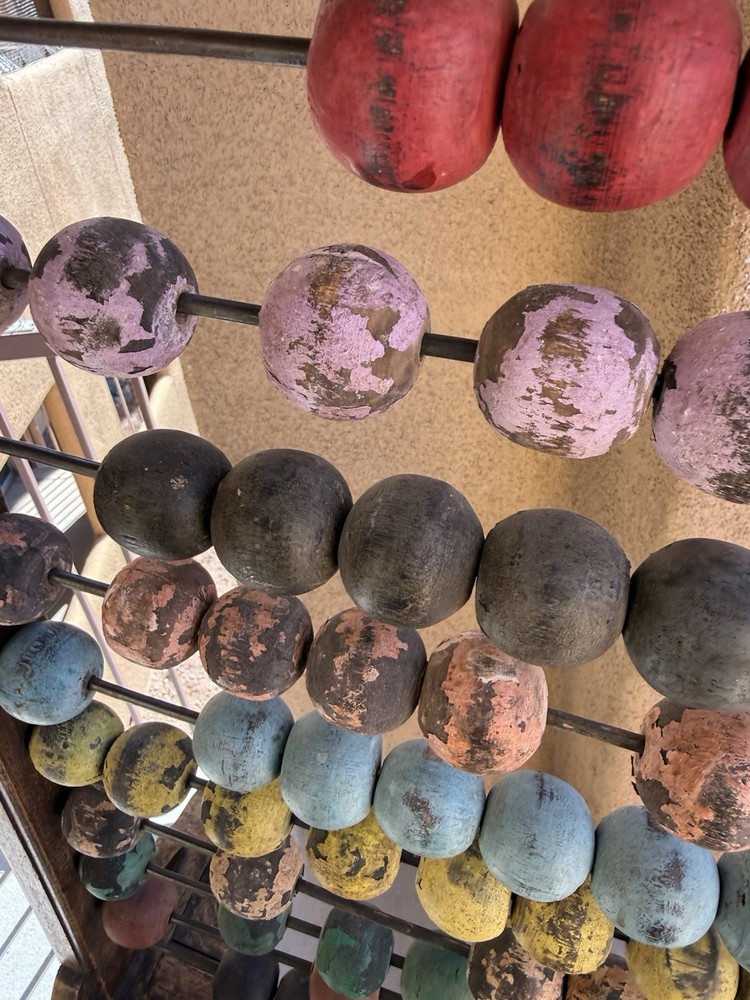 antique abacus Wood Balls
