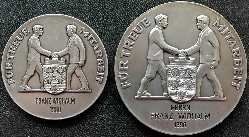 Für Treue Mitarbeit