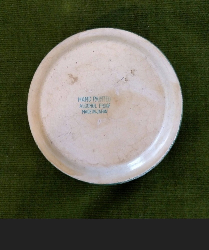 Vintage Hand Painted ISCO Alcohol Proof Coaster