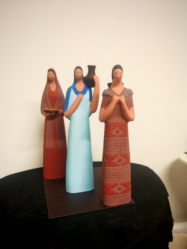 THREE MEXICAN TERRACOTTA FIGURINES
