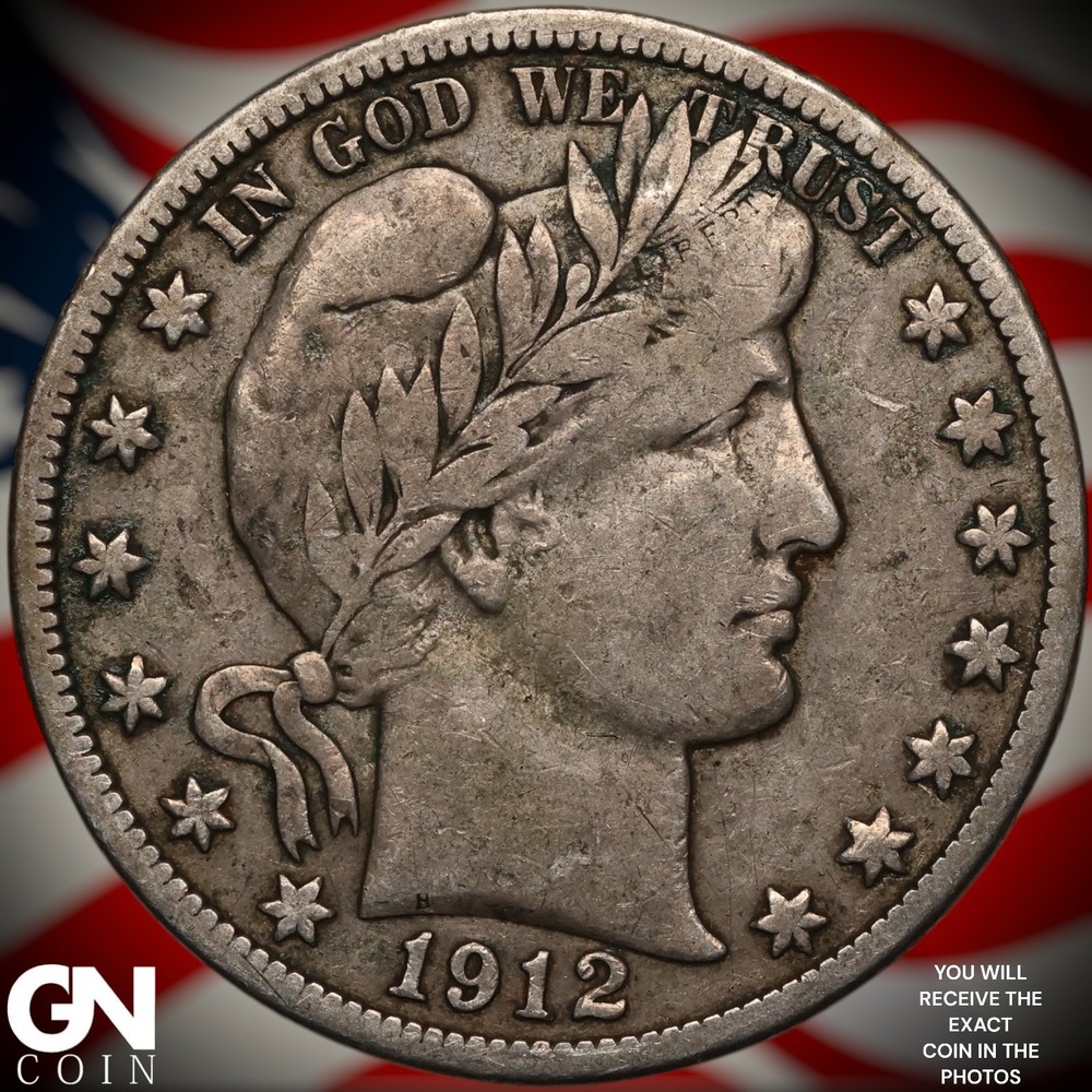 1912 D Barber Half Dollar A2366