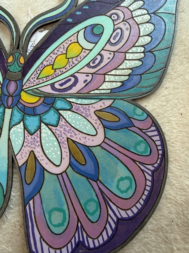 Hand Painted Butterfly, Wood, Custom