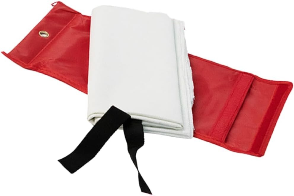 Fire Blankets 2 Pack Emergency Fire Suppression Heat Resistant Safety Blanket