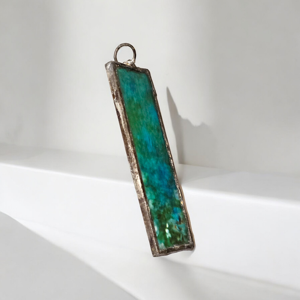 Pendant Reversible Handmade Vintage Three Inch Boho (G104)