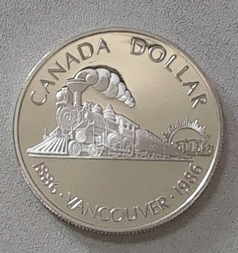 CANADA 1986 Vancouver Silver Dollar Proof