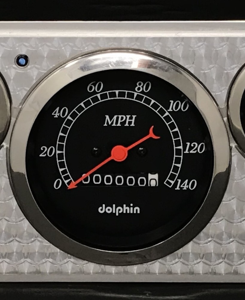 1937 1938 Chevy Car 5 Gauge Dash Panel Set Engine Turned Black