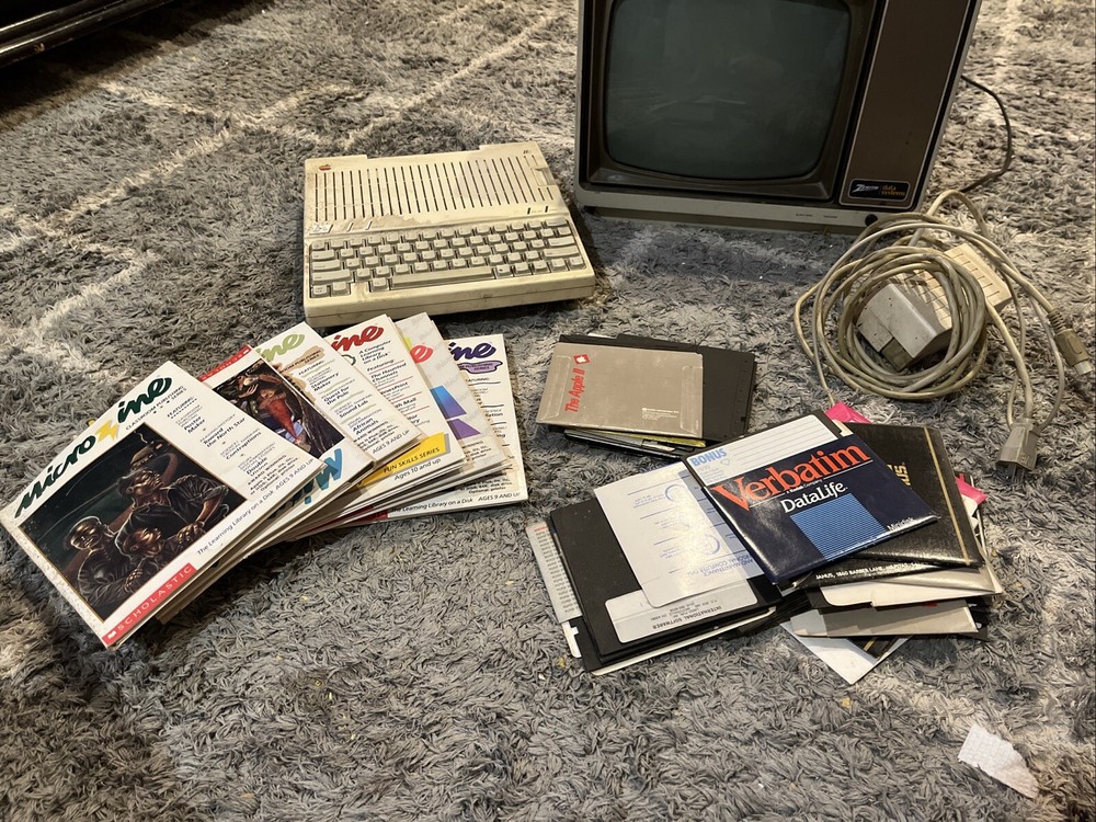 Vintage Apple Computer Floppy Disks Included