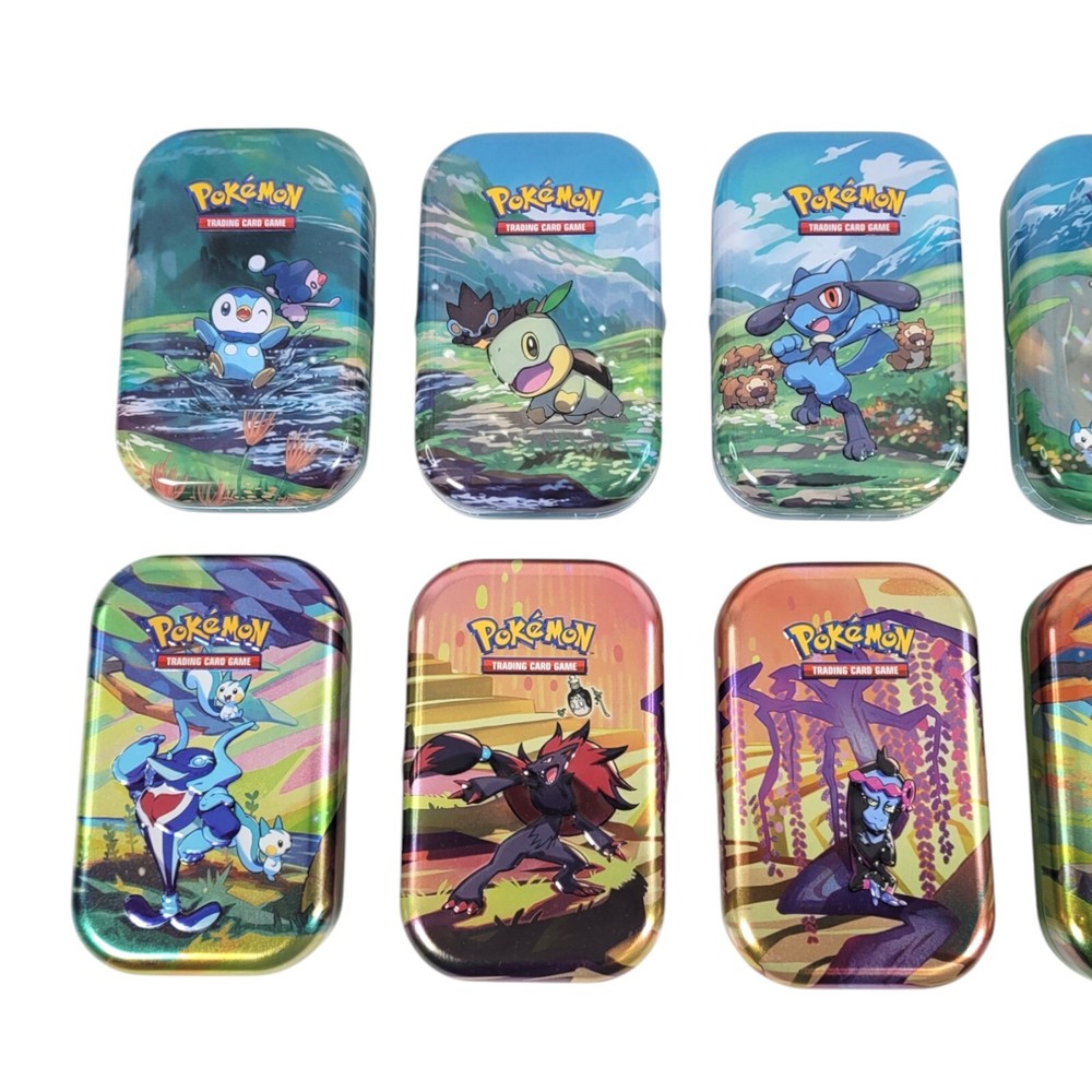 Official Pokemon Mini Tin Bundle x 10 - (Empty)