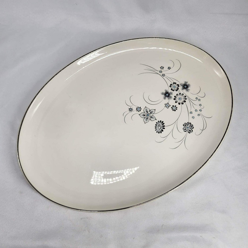 Taylor Smith Taylor Silver Mist 13" Serving Platter