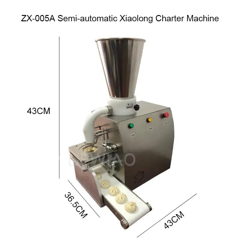 Semi-automatic Steamed Bun Making Machine Vegetable Baozi Machine