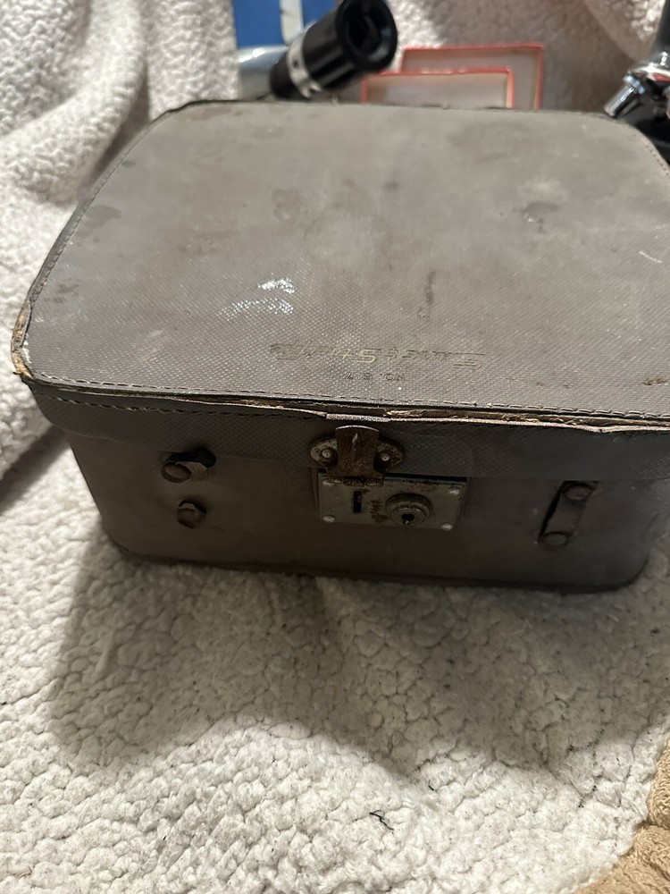 Vintage Sans & streiffe Microscope Kit