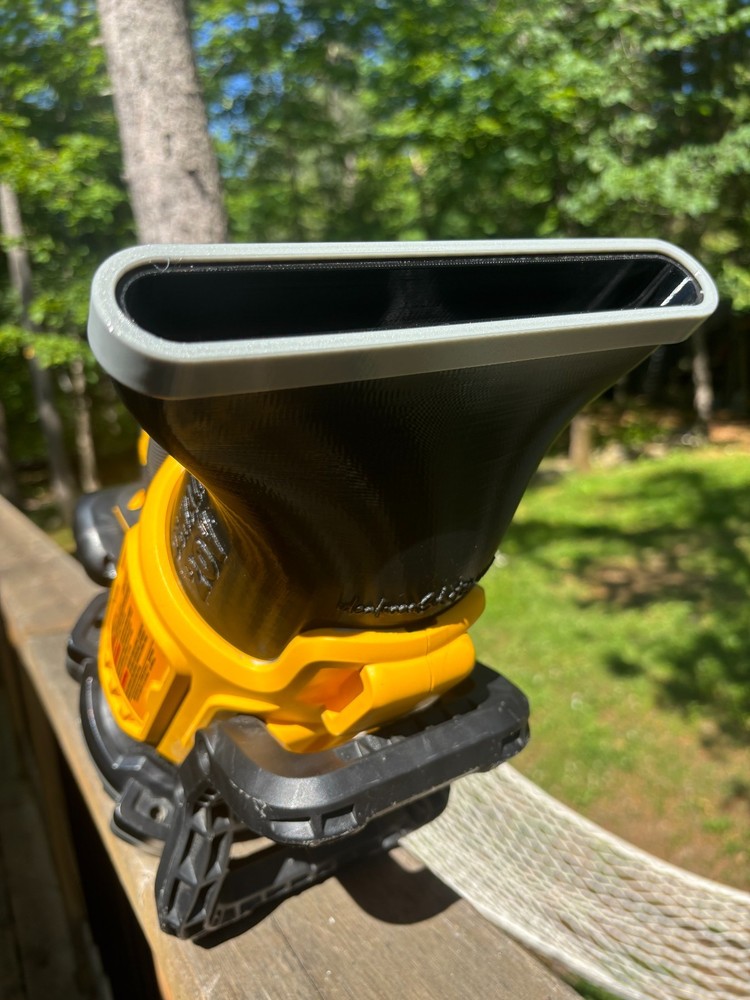 Compact Flat Short Nozzle For DeWalt 20V DCBL722 Leaf Blower