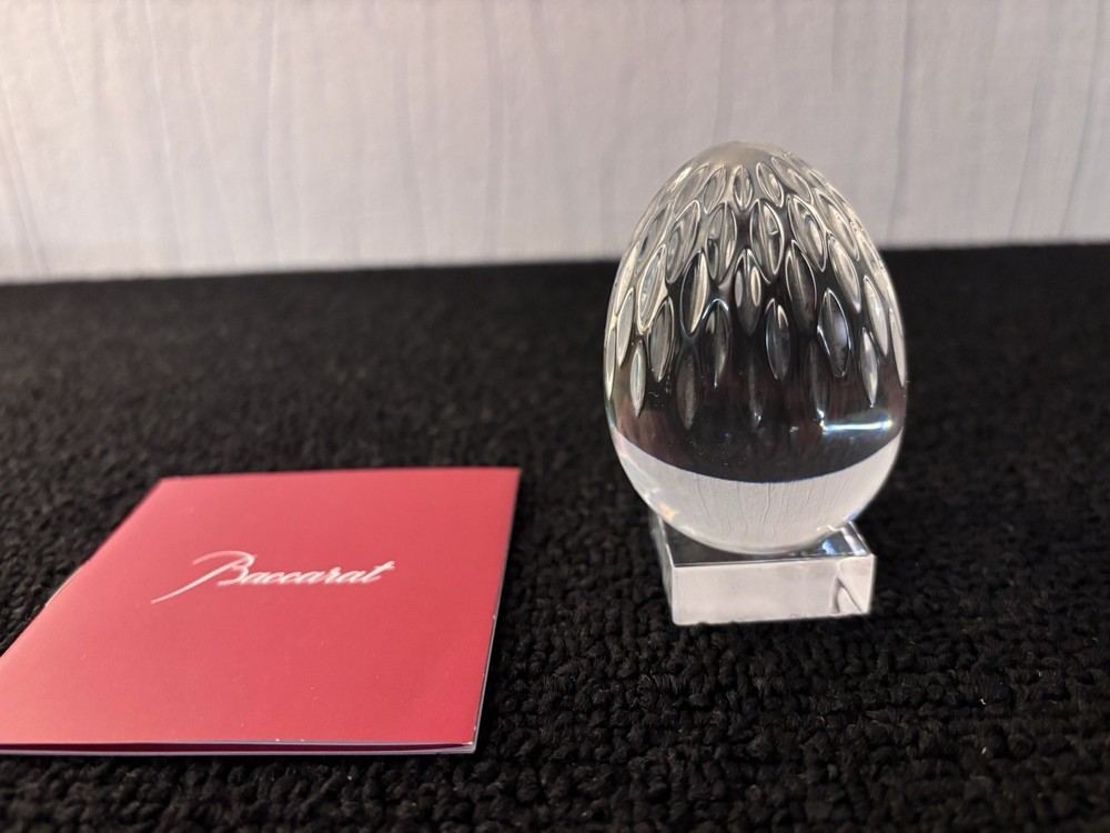 Baccarat Clear Cut Crystal Egg Baccarat Model3