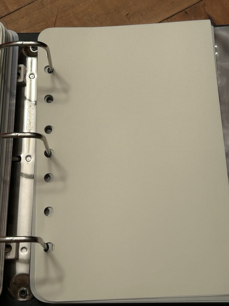 1990s Franklin Quest Planner 3 Ring Binder With Pages