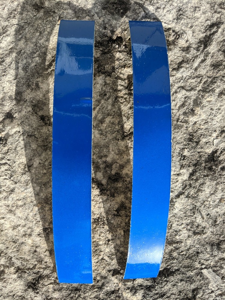 Blue Retro Reflective Tape 2 strips 8" x 1"