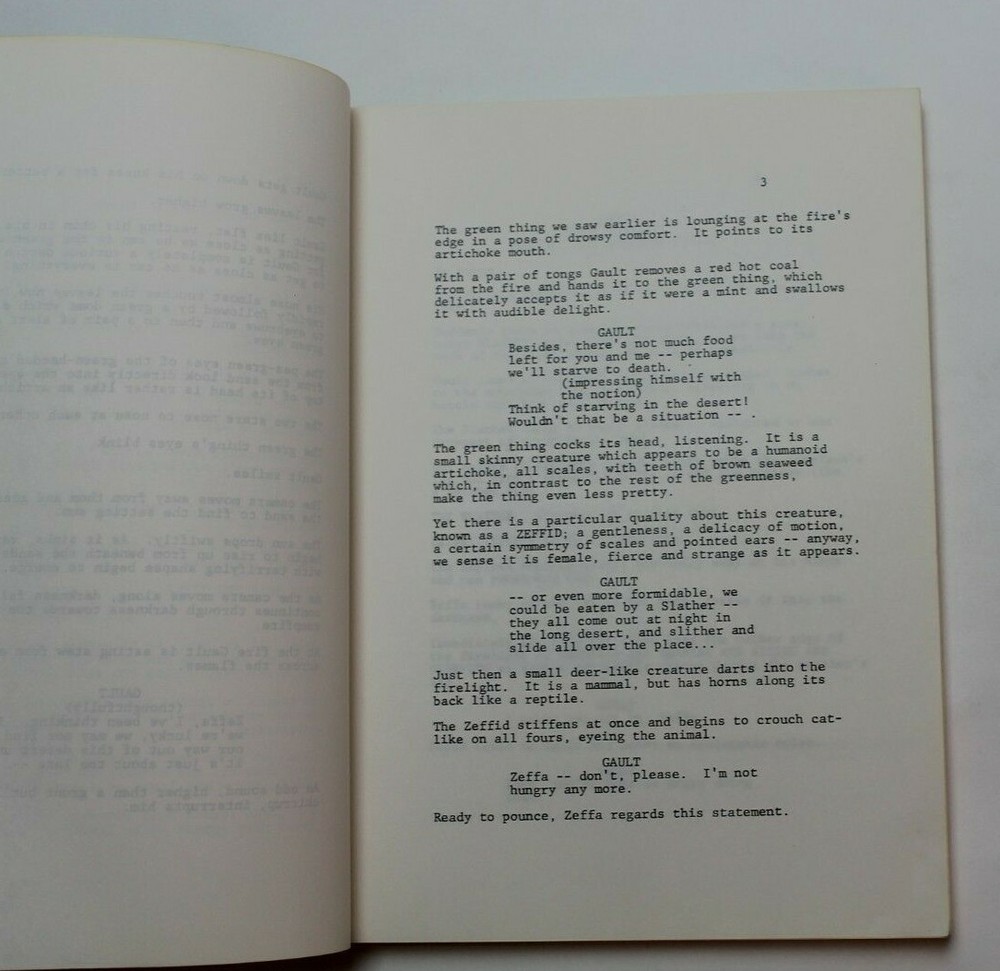 DUNGEONS & DEVILS / William Richert 1980's Unproduced Screenplay, Introvision