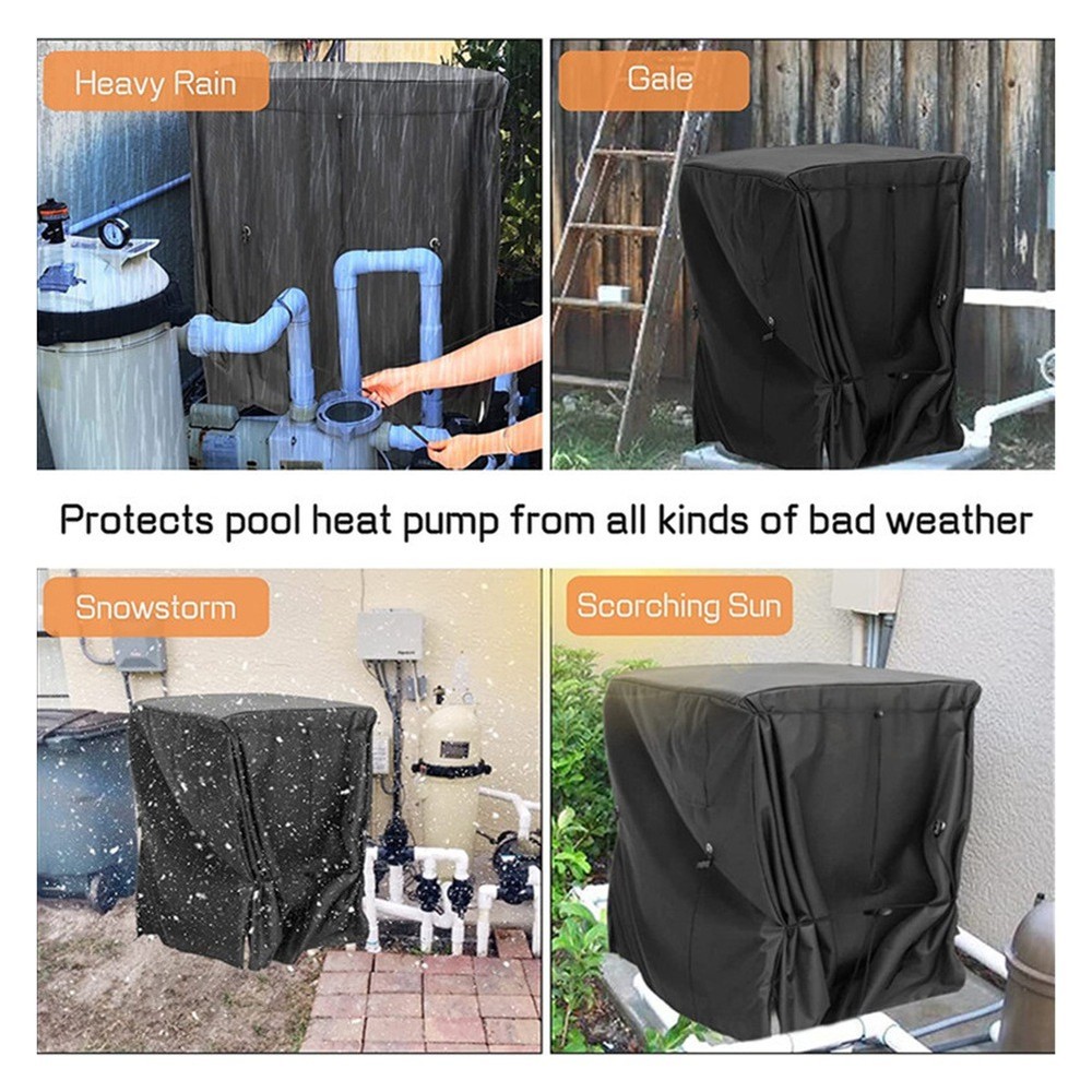Pool Heater Cover,Heat Pump Cover ,Pool Heater Cover for Winter,Hose Hole2418