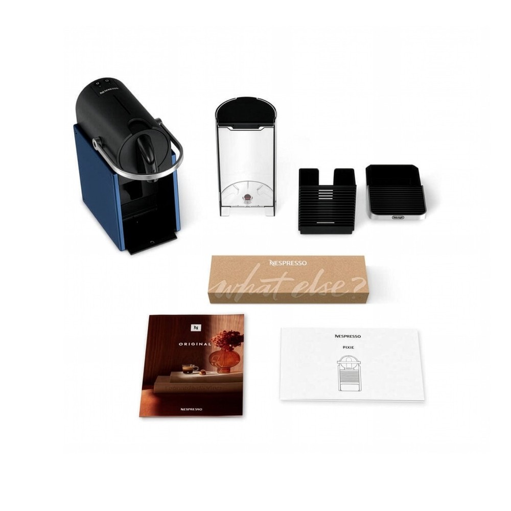 De'Longhi Pixie Espresso Coffee Machine with Temperature Control (Dark Blue)