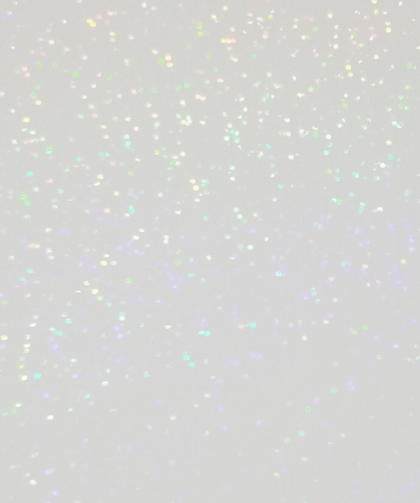 White Sequins Sign Vinyl 24" x 6 ft