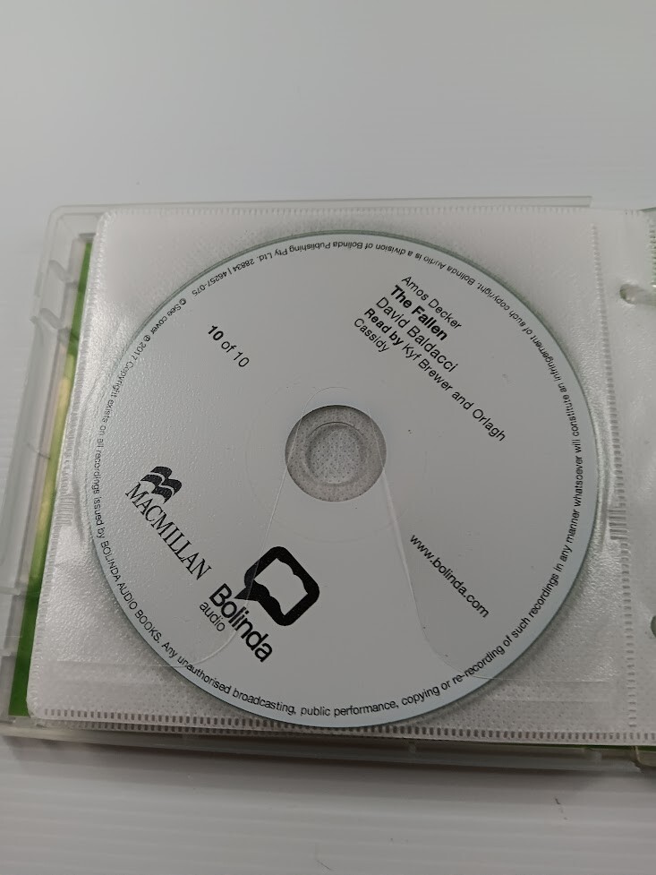 The Fallen by David Baldacci (English) Compact Disc Book