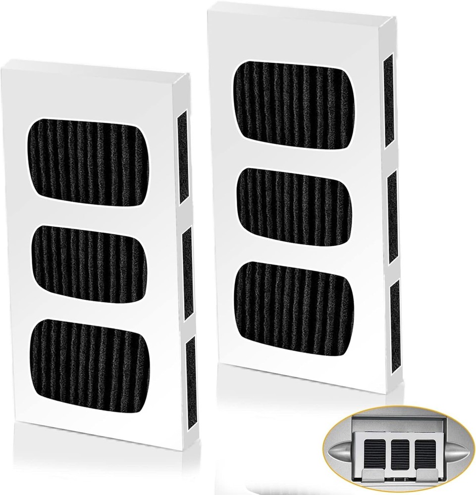 2-Pack PAULTRA2 Refrigerator Air Filter Activated Carbon for Frigidaire, Pure Ai