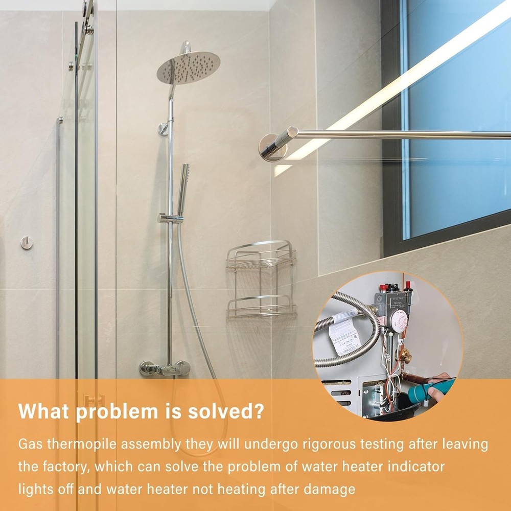 9007876 9007877 Water Heater Pilot Assembly Compatible with 300 301 Series Wh...