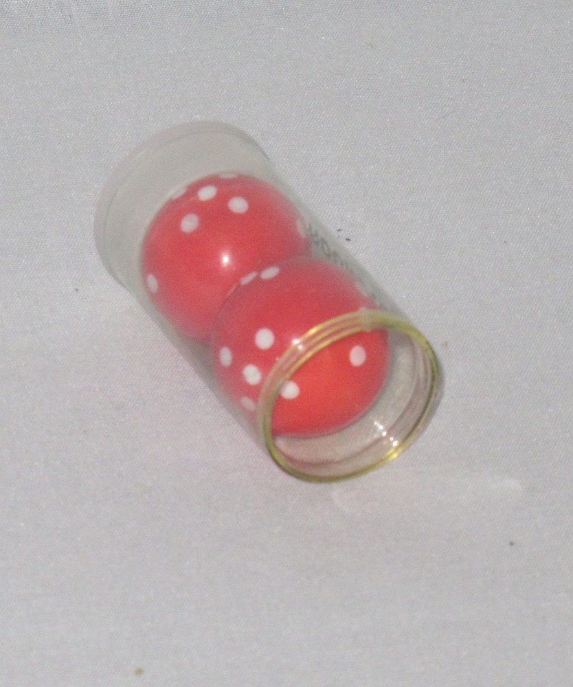 Round Dice. Red.