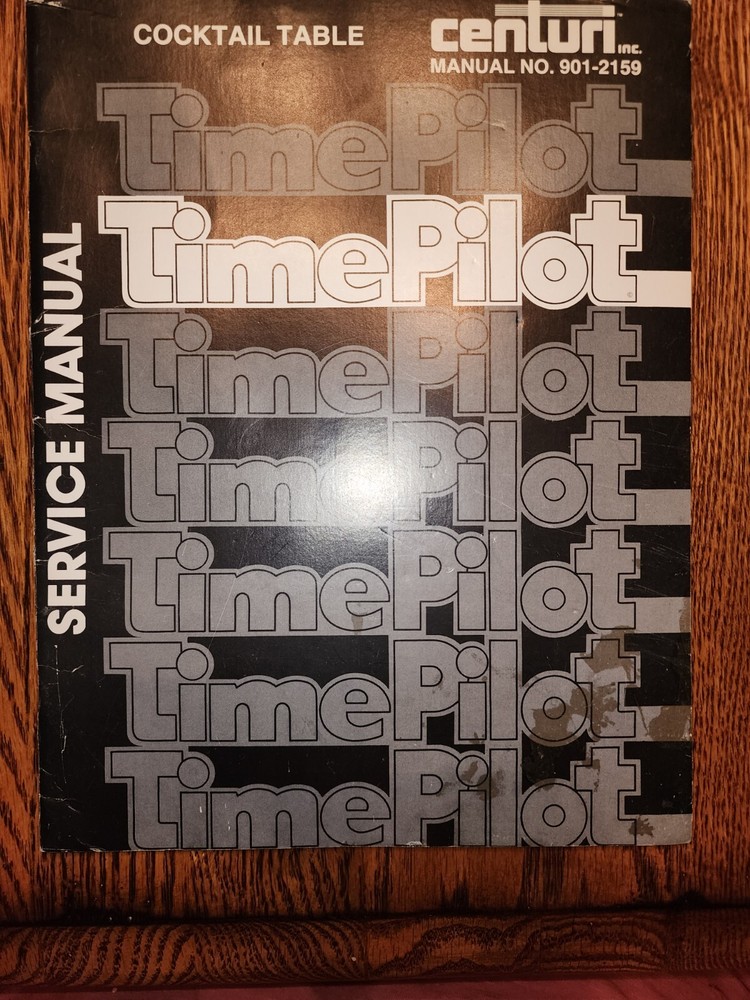 Time Pilot Manual + Schematics Arcade Centuri