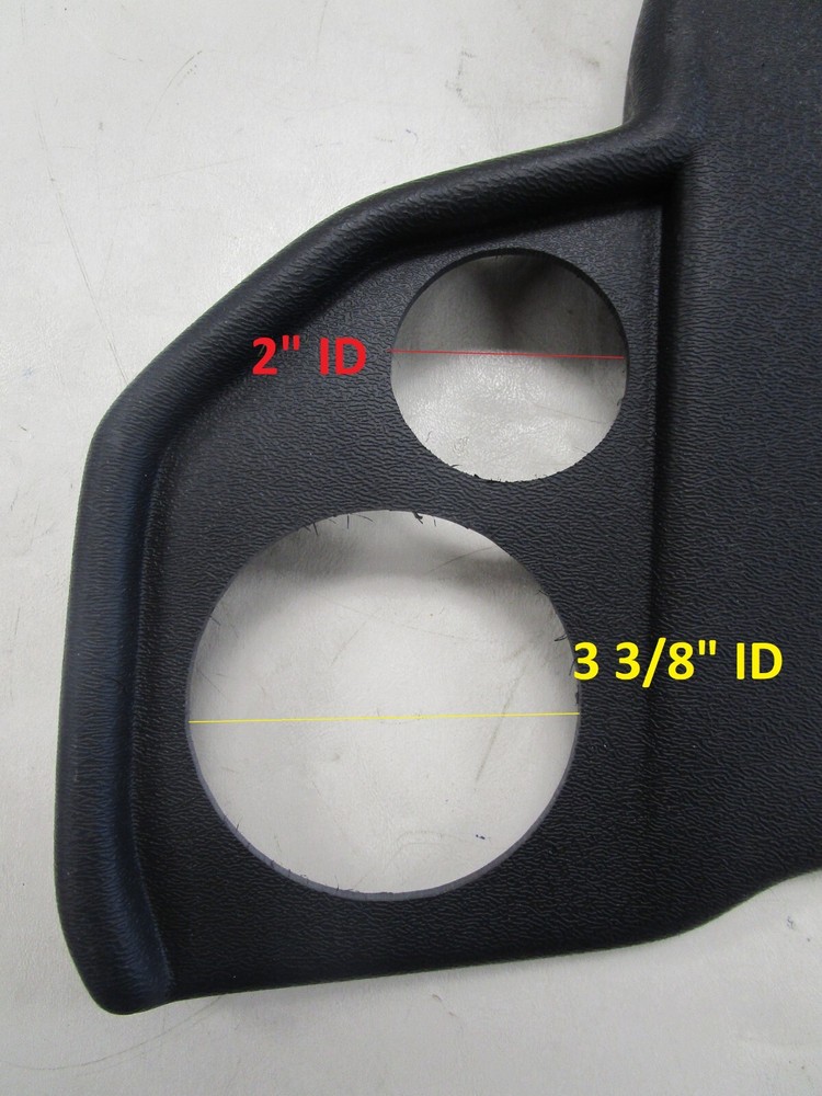 RANGER (2019) BLANK UPPER DASH CONSOLE PANEL STARBOARD BLACK 322545 BOAT